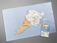 Load image into Gallery viewer, Devon and Cornwall Map  Ice Cream Tea Towel