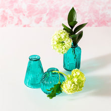 Load image into Gallery viewer, Recycled Glass Bud Vases - Set of 3