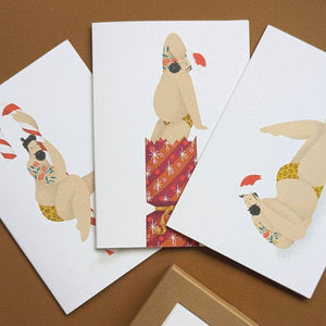 Sexy Man Christmas Card Pack