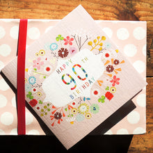 Load image into Gallery viewer, 90th Birthday Floral
