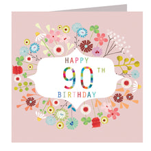 Load image into Gallery viewer, 90th Birthday Floral