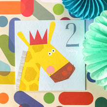 Load image into Gallery viewer, 2nd Birthday Giraffe