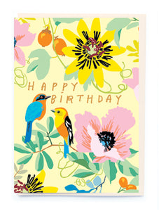 Tropical Flowers & Birds