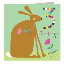 Load image into Gallery viewer, 3rd Birthday Rabbit