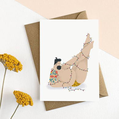 Sexy Man - Christmas Fairy Lights