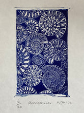 Load image into Gallery viewer, A Dozen Octopus Lino Print A4