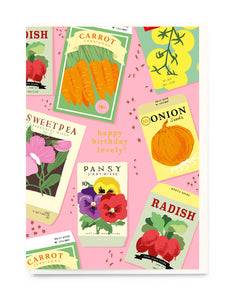 Happy Birthday - Seed Packets