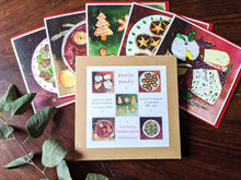 Load image into Gallery viewer, Delphine Jones Christmas Foodie card pack