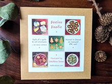 Load image into Gallery viewer, Delphine Jones Christmas Foodie card pack