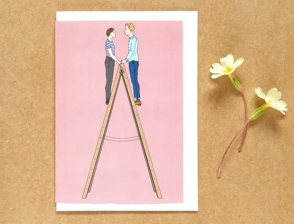 Ben Langworthy love ladder card