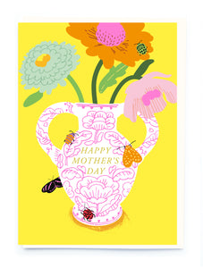 Happy Mother's Day - Vase of flowers