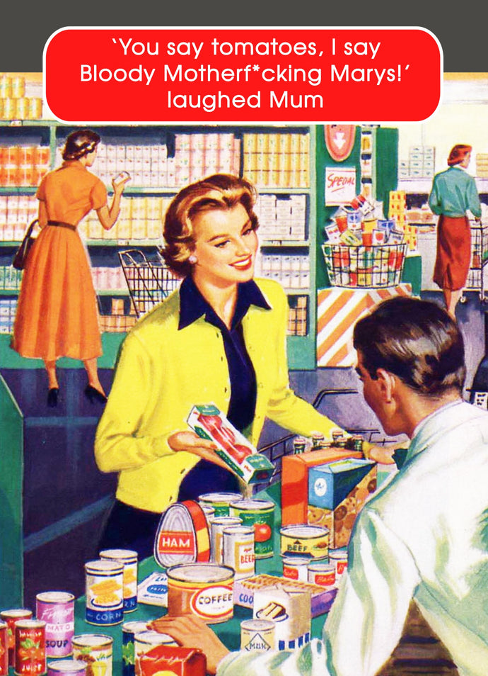 Bloody Mary's Card