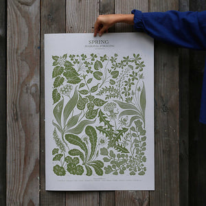 Spring - Seasonal Plants Poster