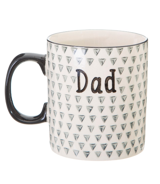 Dad mug - monochrome patterned mug