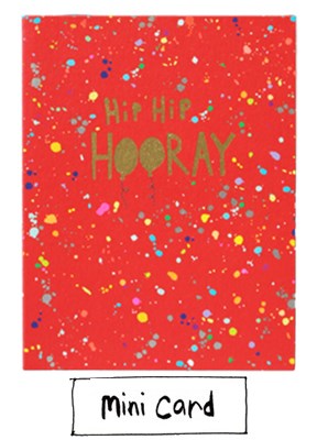 Hip hip hooray card