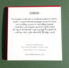 Load image into Gallery viewer, Delphine Jones Christmas European Cakes card pack